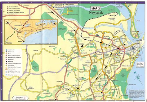 newcastle maps nsw